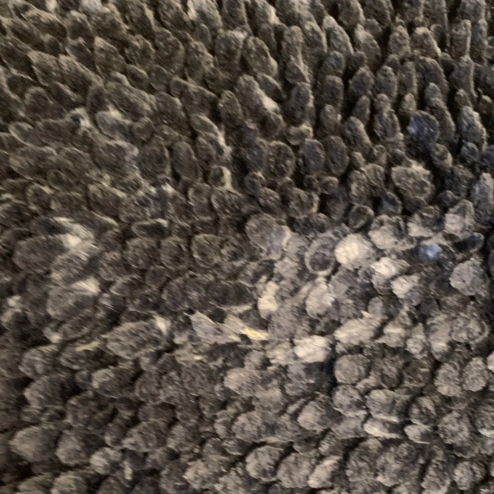 NWOT Plush Thick Laura Ashley Cobalt Blue Chenille Bath Rug 32x20 inches